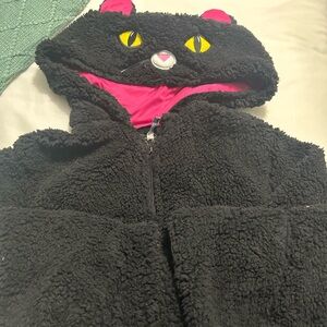 Cozy Black Cat Onesie